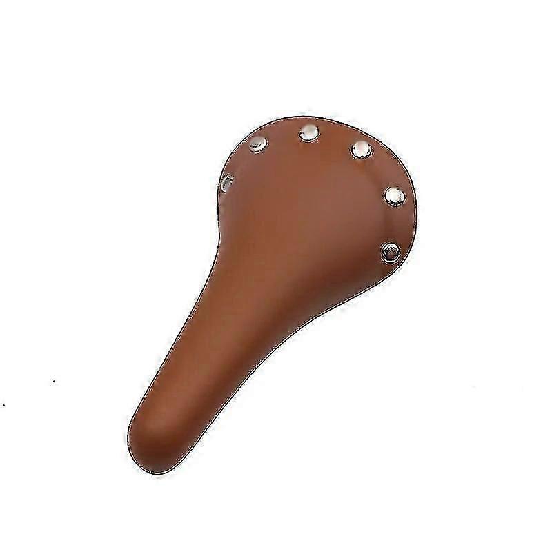 자전거 안장 소프트 Pu 가죽 도로 자전거 리벳 시트 쿠션 레이싱 안장 커버 편안한 방수 빈티지 사이클링 안장 [HsSs]