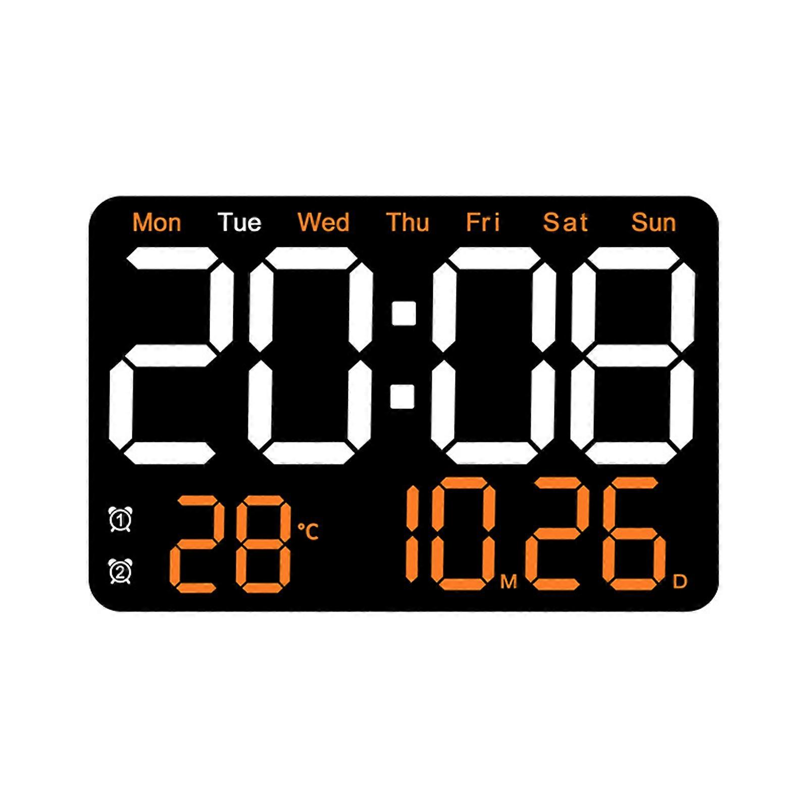 Stylish and Compact Digital Alarm Clock Easy to Read Display and Simple Operation for Office, Dorm, or Home Clocks