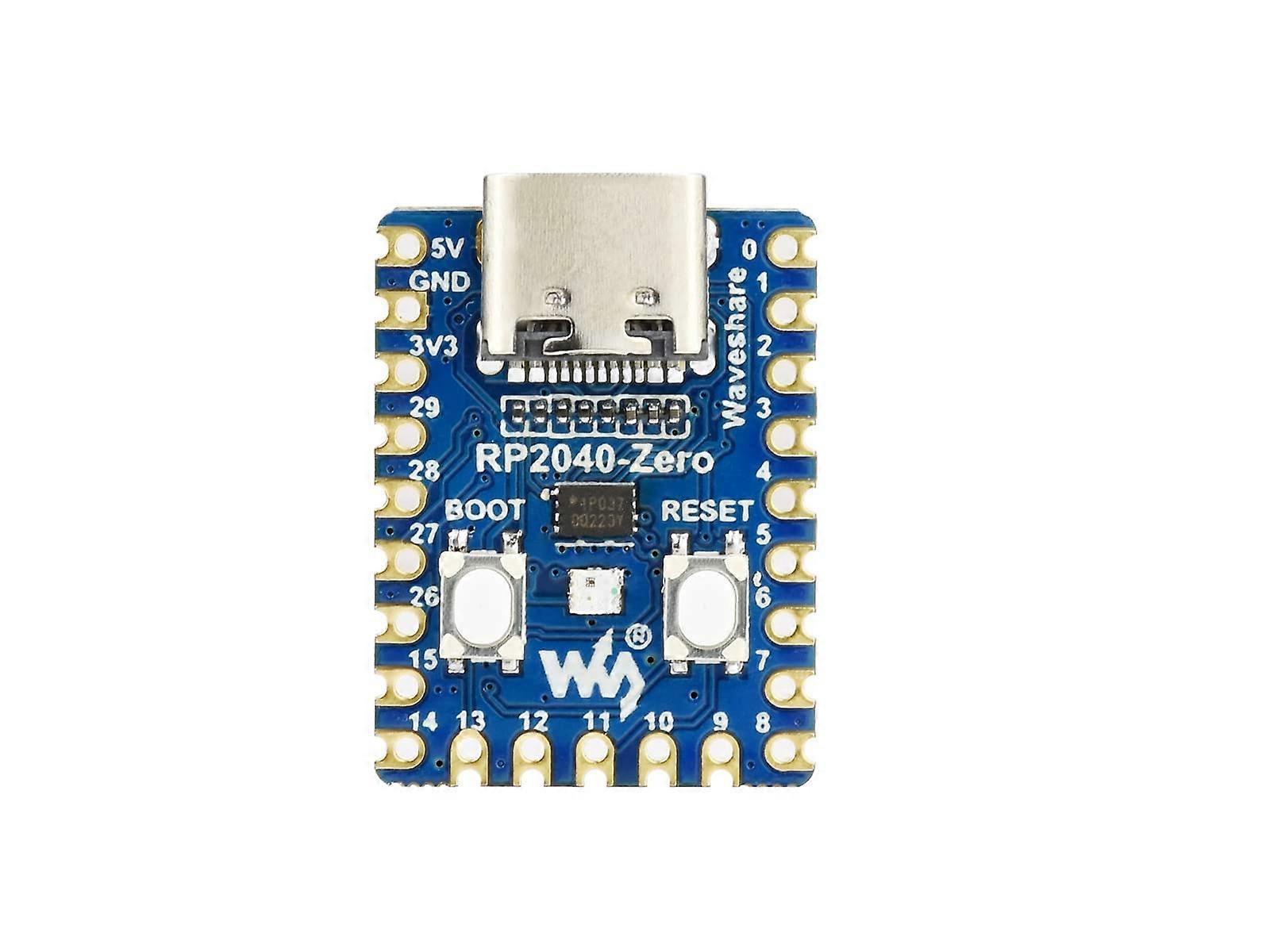 RP2040-Zero Pico-Like MCU Board, Low-Cost, High-Performance, Castellated Module for SMD Applications