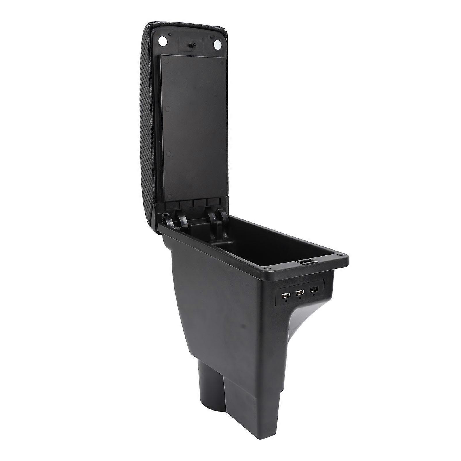 Center Console Armrest Box 3 USB Port Relieve Arm Fatigue Replacement for Hyundai Getz 