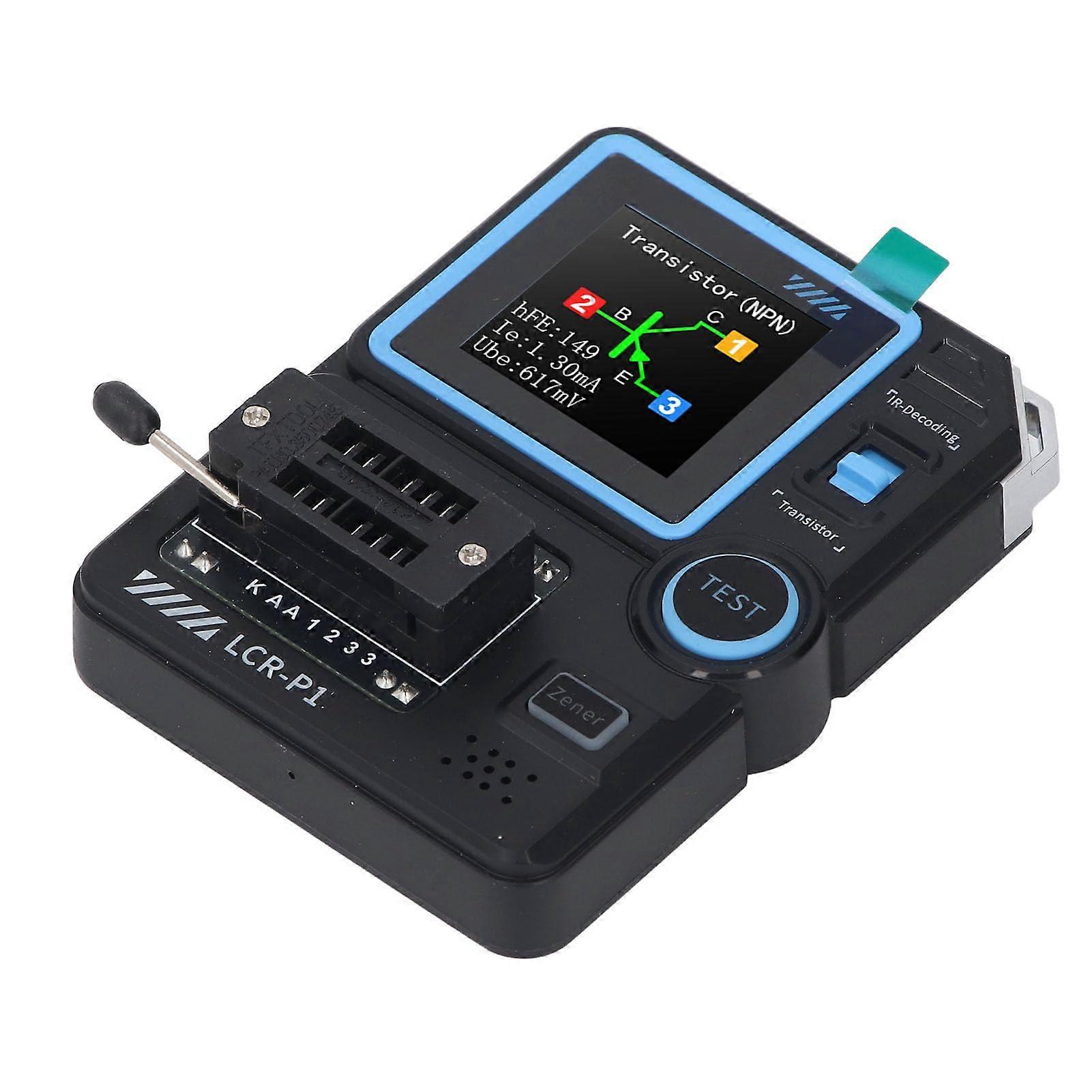 Transistor Tester Color Screen, Diode Tester, Replaceable IC Sockets, Zener Range Detection, Triode Capacitor Test