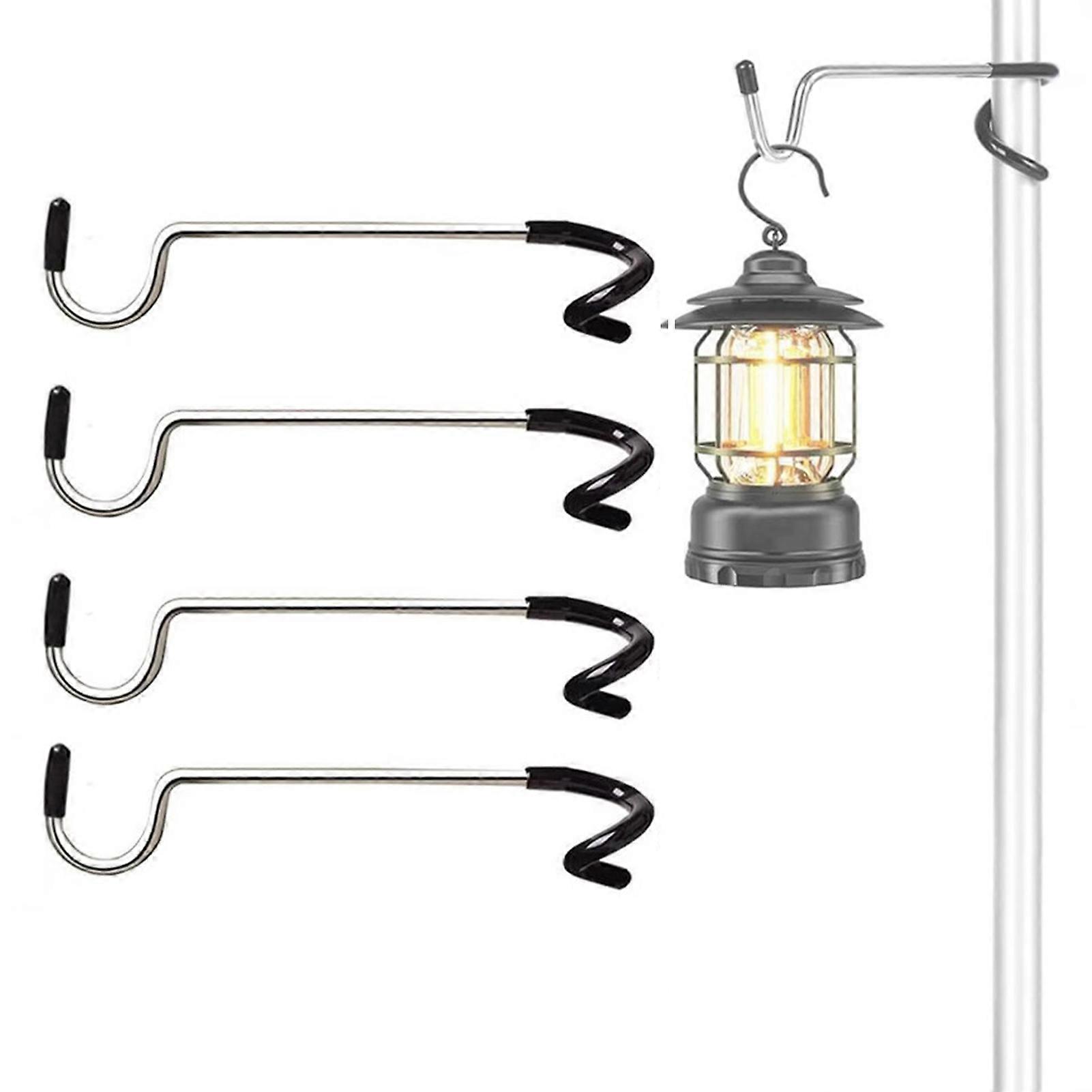Camping Lantern Holder Hooks Durable Steel Multipurpose Camp Light Hanger