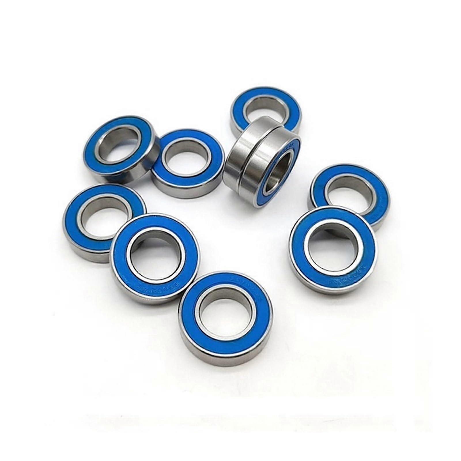MR104-2RS Bearings 10PCS ABEC-5 Miniature 4x10x4mm Blue Sealed Ball Bearings for Precision Applications