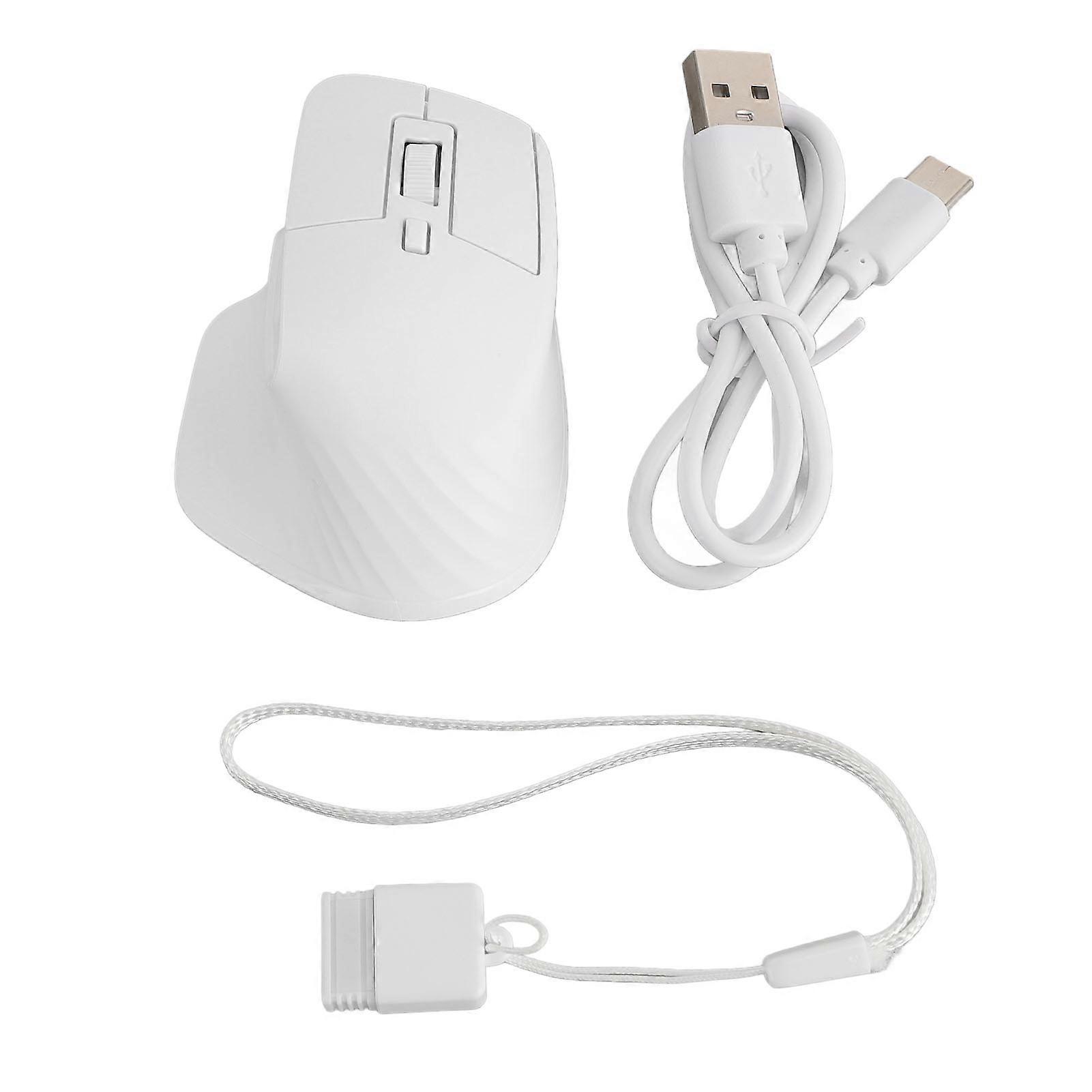 Wireless Dual Mode Mouse Slim 5.1 2.4GHz Rechargeable Silent Bluetooth Wireless Mouse for Laptop