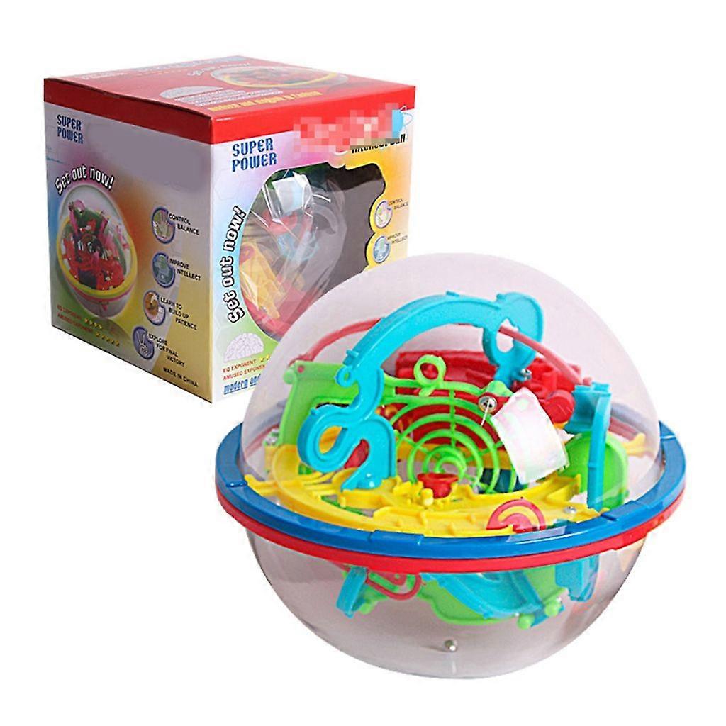 100 Step Magic Intellect Ball Maze IQ Equilibrato Puzzle Game Giocattolo 3D Labirinto Intelletto Palla Gioco Bilanciato Puzzle Giocattolo per Bambini