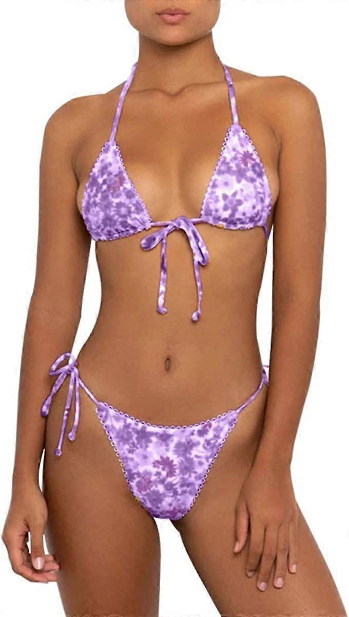 Bikini's badpak set voor vrouwen badmode driehoek badpak tie string string