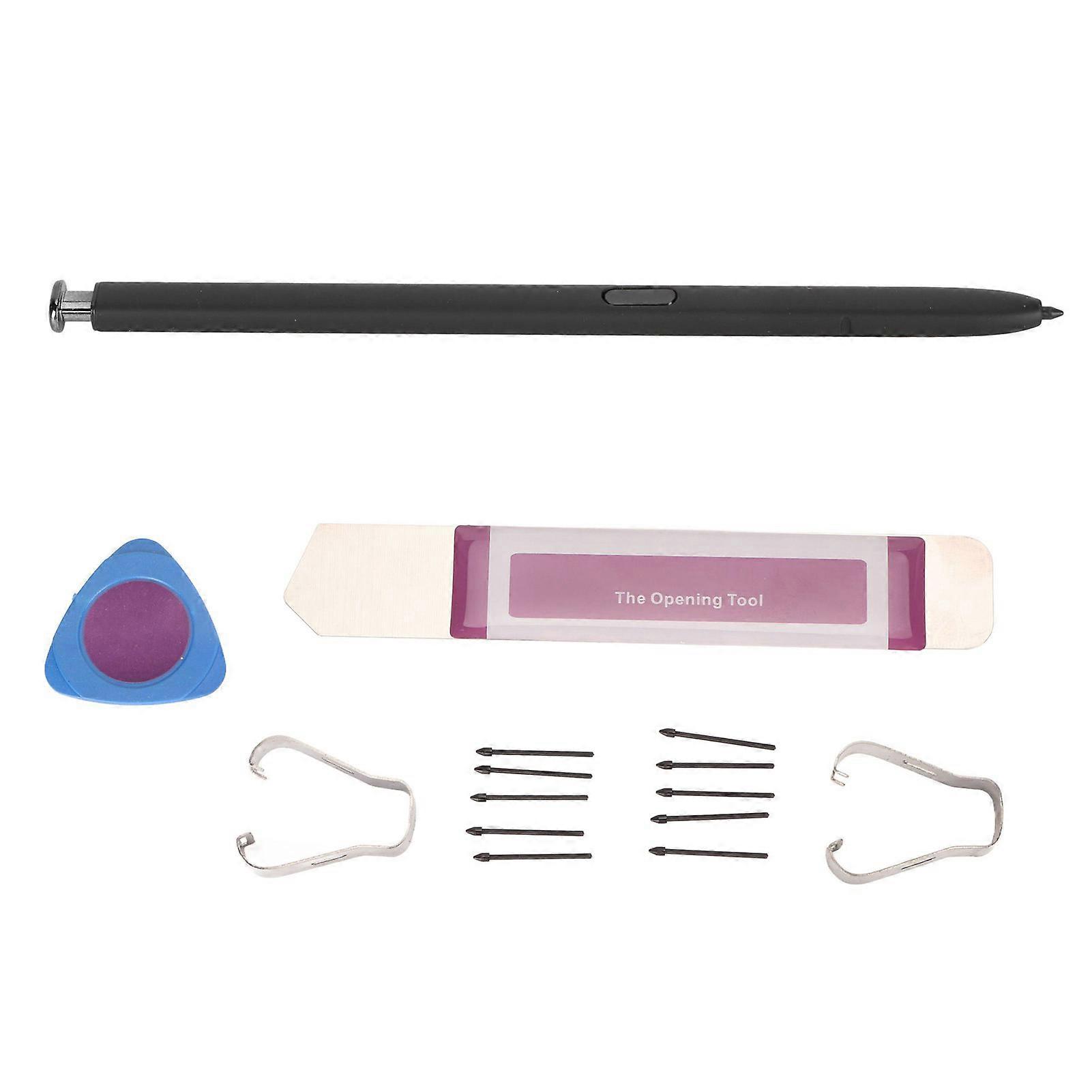 Touch Screen with 10 Nib Plastic Sensitive Accuracy Control Stylus Pen Replacement For Galaxy S22 Ultra Black