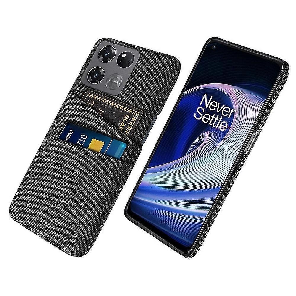 For Oneplus Ace Racing Version 5g Cloth Texture Dual Card Phone Case Light Gray
