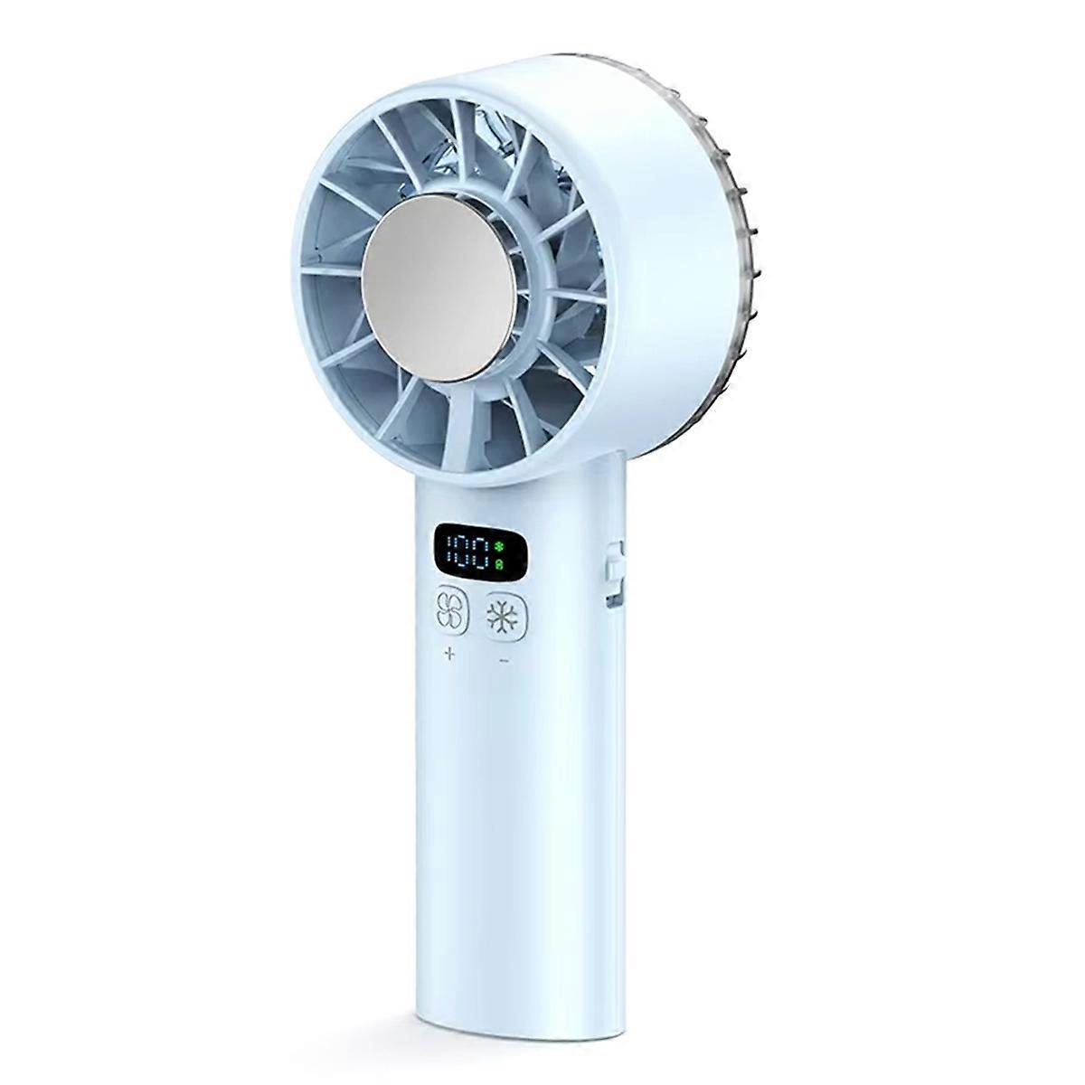 Ice compress high-speed cooling fan handheld fans USB Rechargeable A