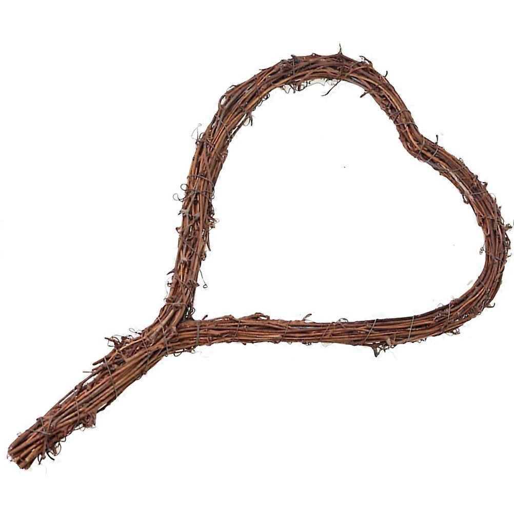 Functional Heart Wreath Forms, High-Quality Rattan Rings for Artisan Projects