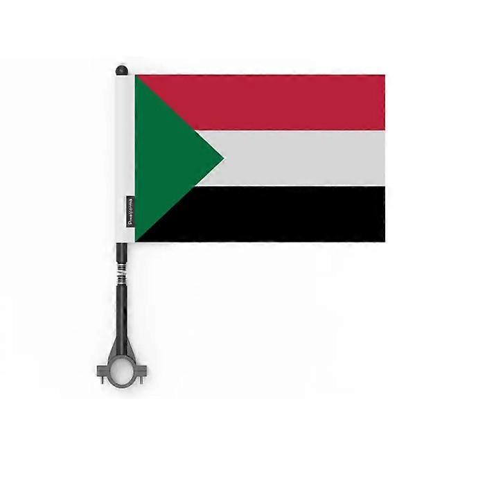 Flag - Sudan - 20 pieces - 14 x 21 cm - Polyester - Double-sided printing