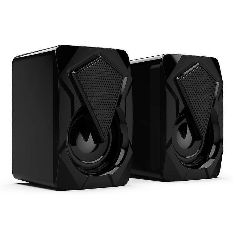 New X2 colorful lighting effect RGB speaker computer audio multimedia usb subwoofer desktop game