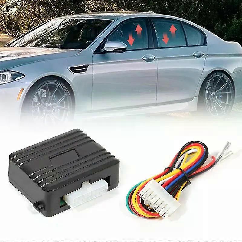Universal 12V Car Power Window Roll Up Closer Suitable for 4 Doors Vehicle Auto Door Glass Closing Remotely Close Windows Module System