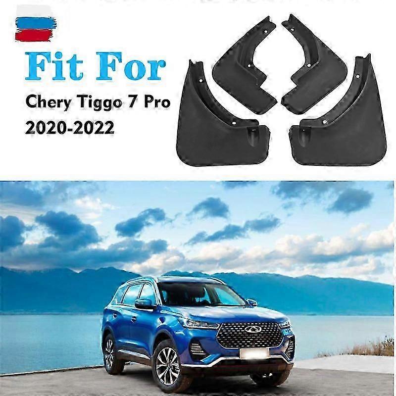 2020-2022 Mudguard Suitable for Chery Tiggo 7 Pro Mudguards Fender Mud Flap Guard Splash Car Accessories Auto Styline Front Rear 4pcs