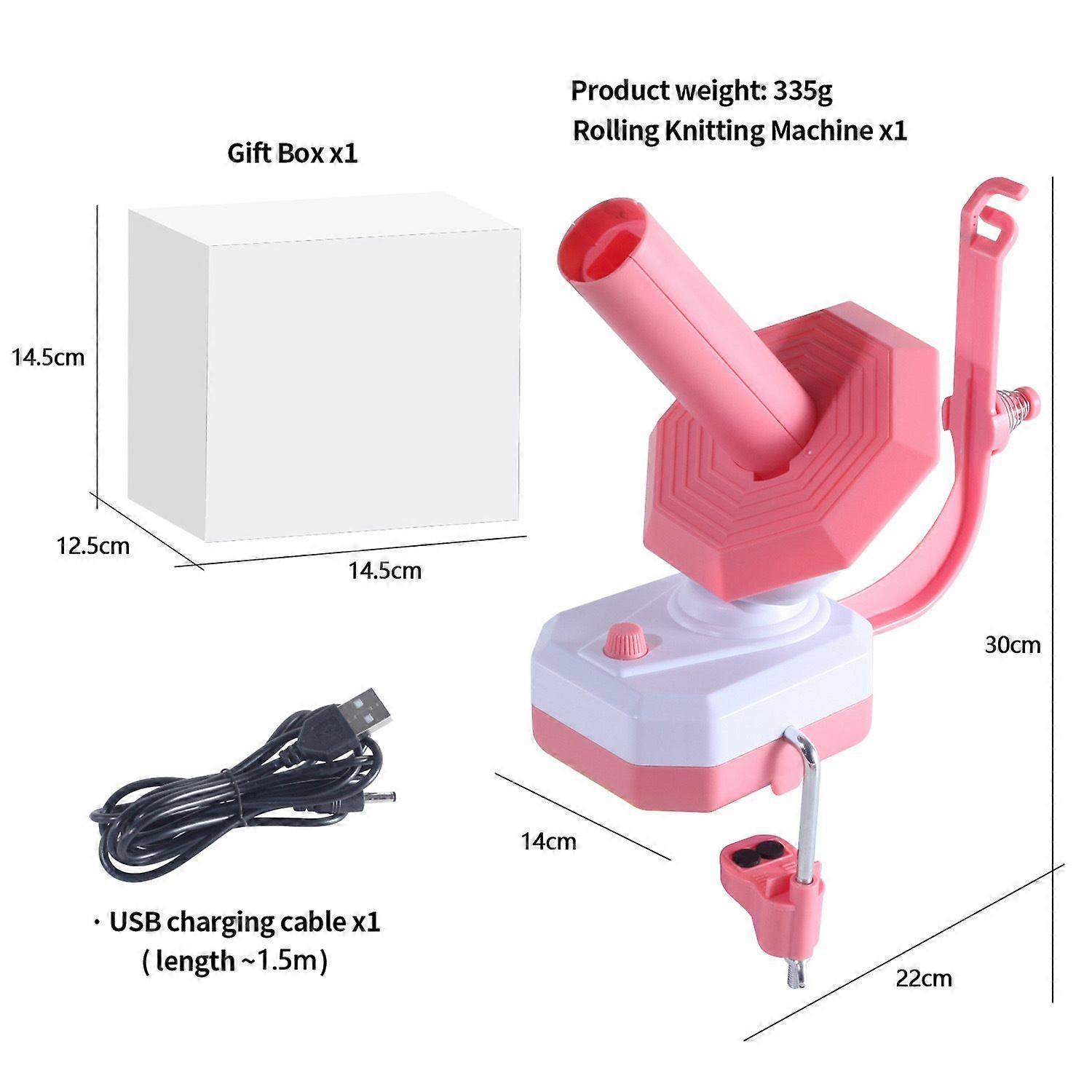 Electric Yarn Winder, 10Oz Large Capacity Automatic Yarn Ball Winder for Crocheting