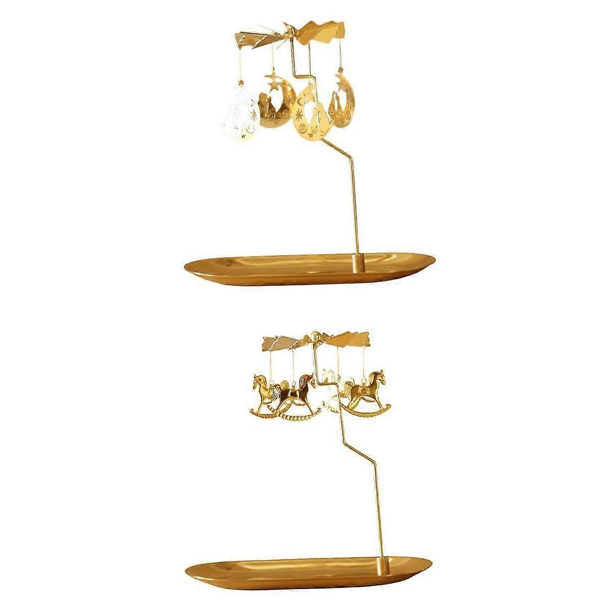 2 Adet Mumluk - Döner Tealight Mumluk