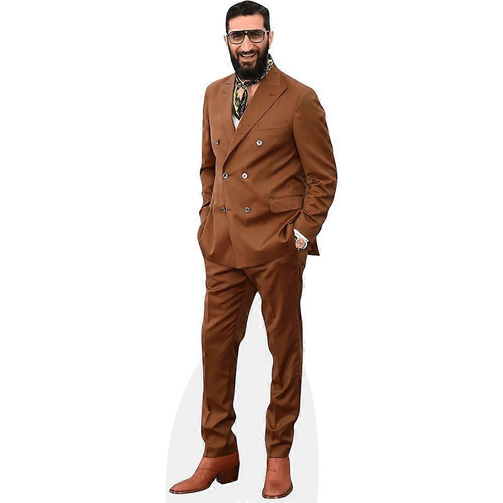 Fares Fares (Brown Suit) Cardboard Cutout (lifesize OR mini size). Standee. Stand Up.