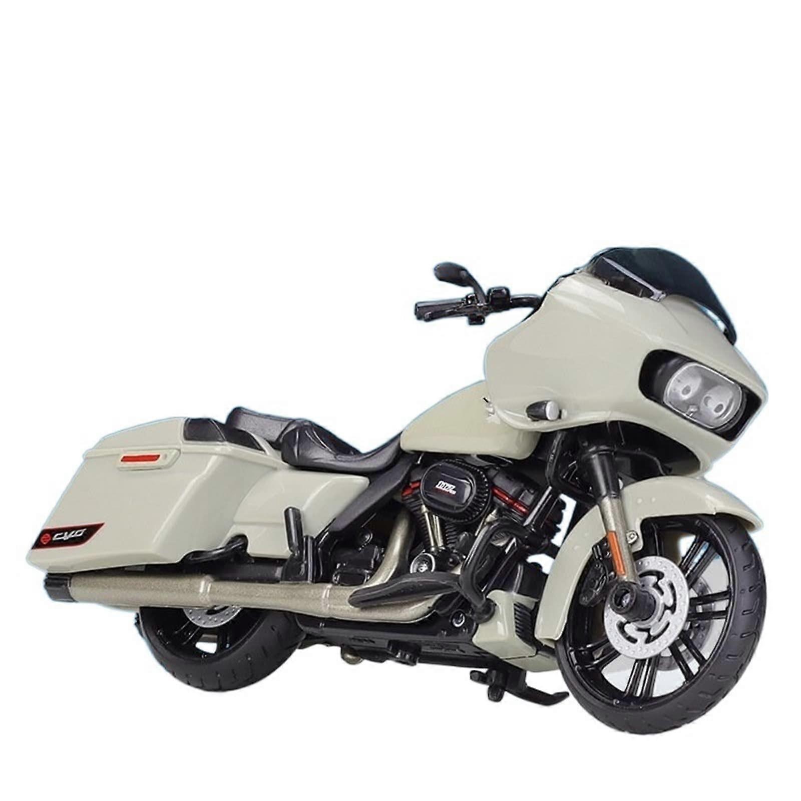 For 2018 CVO Road Glide 1:18 Scale Die-cast Motorcycle Model, Collectible Souvenir, Metal Simulation Vehicle