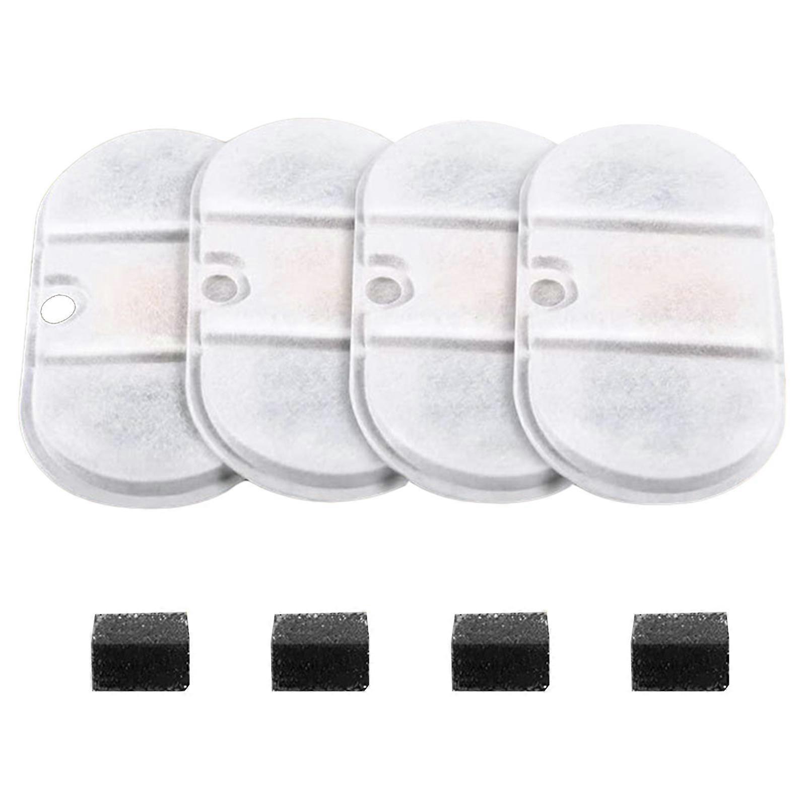 Set of 4 Replacement Filter for Automatic Pet Fountain Cat Water Fountain Water Source for Kitten Water Dispenser
