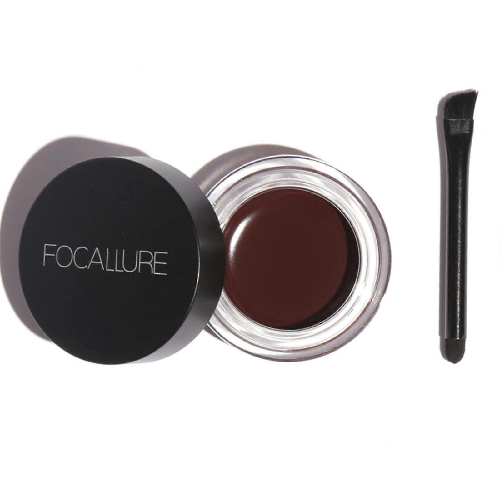Professional Brow Pomade Dark Brown Fill and Shape Brows Filling & Shaping Defines Eyebrows with Brush for Daily Use 3