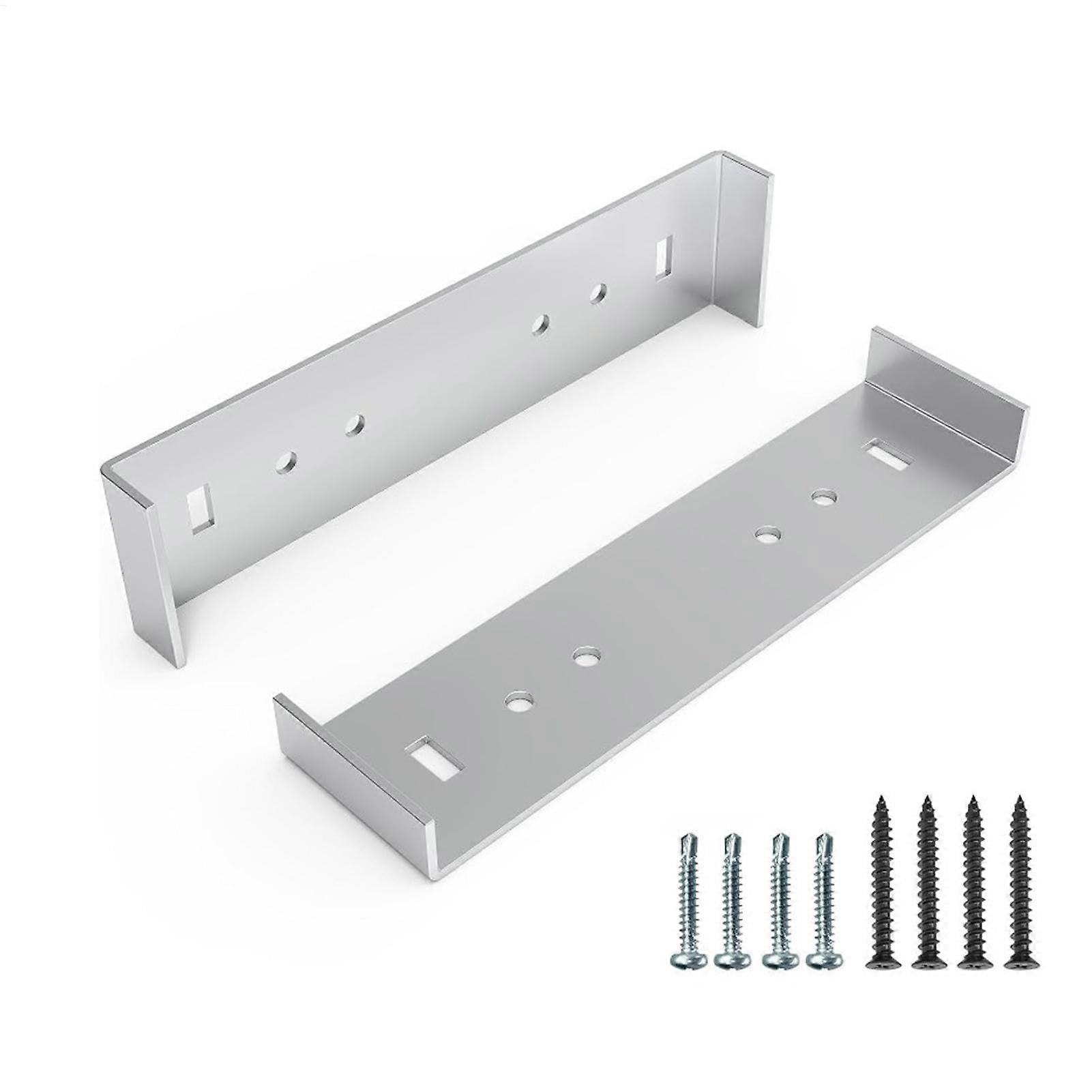 Mailbox Mounting Plate, Aluminum Mailbox Replacement Parts with Screw, Hardware Brackets, Tools and DIY for Family, Friends