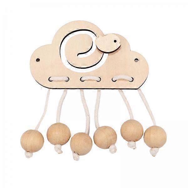 4xウッドセンサリーアクティビティボード就学前幼稚園用センサリーボード玩具