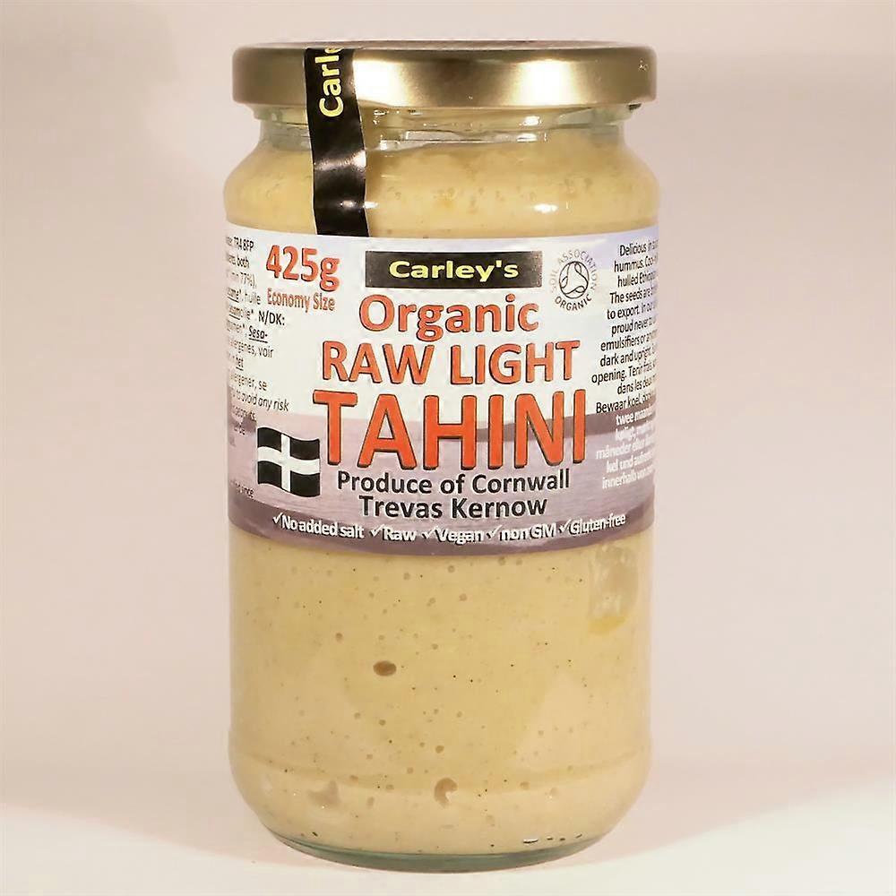 Carley's Organic Raw LIGHT Tahini (ft sesame oil) 425g