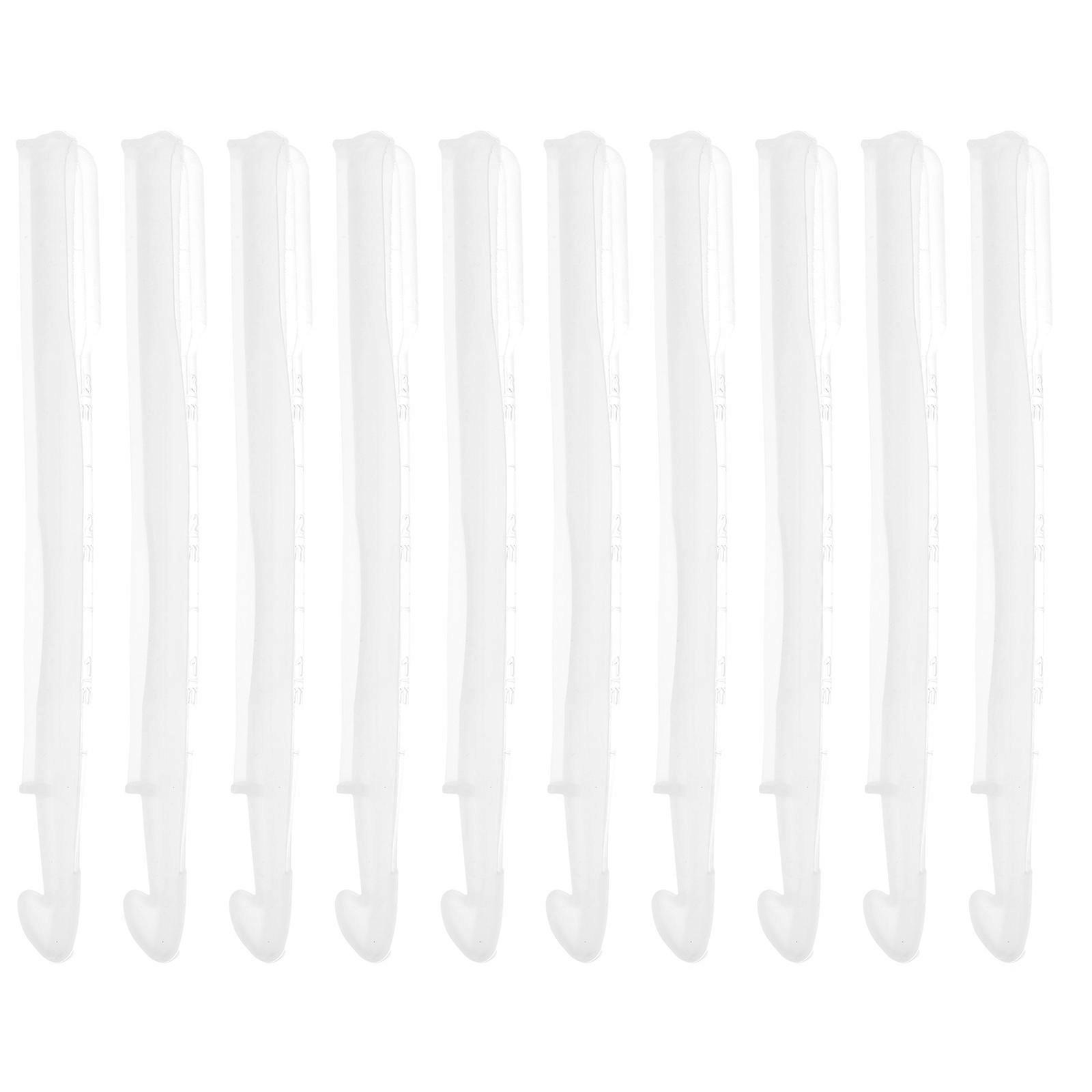 DIY Crochet Hook Epoxy Mold Made of Flexible Silicone for DIY Use with Droppers 20 Pieces
