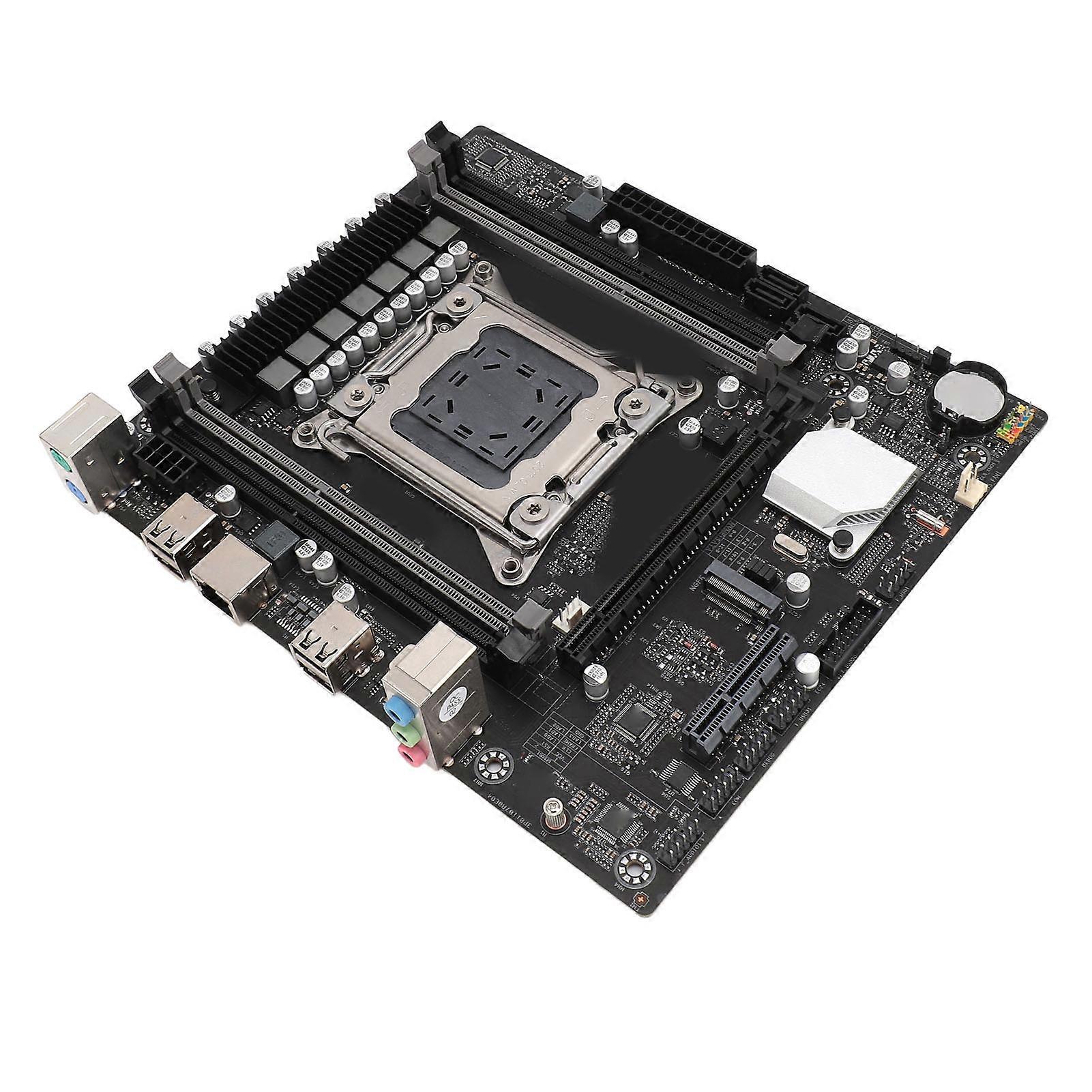 Mining Graphics Card Motherboard Gaming PC Main Board DDR3 Memory for Intel V1/V2 CPU M.2 NVME USB2.0 Interface SATA2.0 