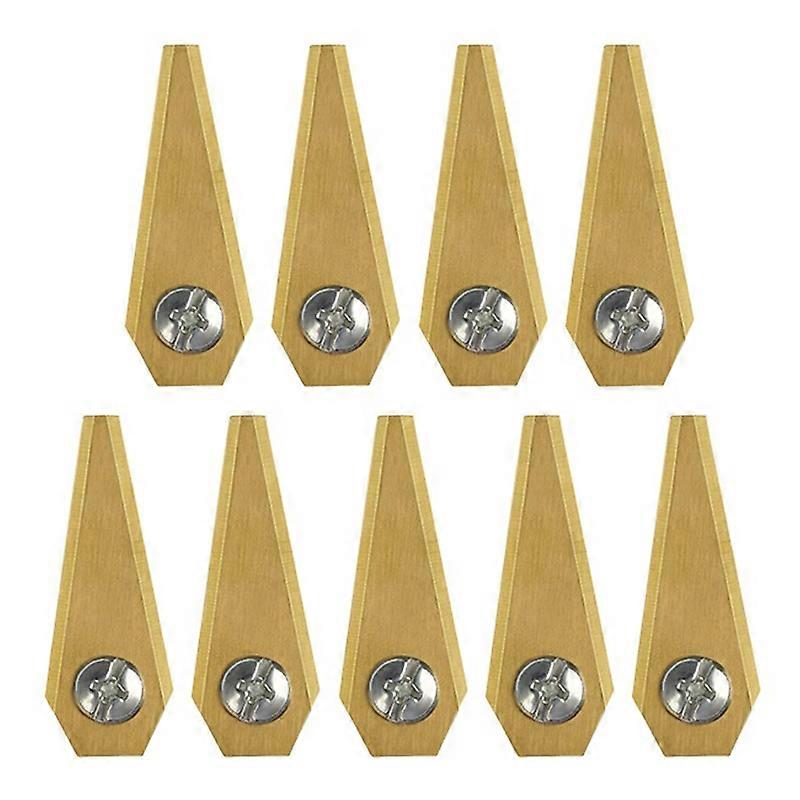 9 stk gresstrimmerblader for Bosch Indego elektrisk gressklipper Skjæreblader i rustfritt stål