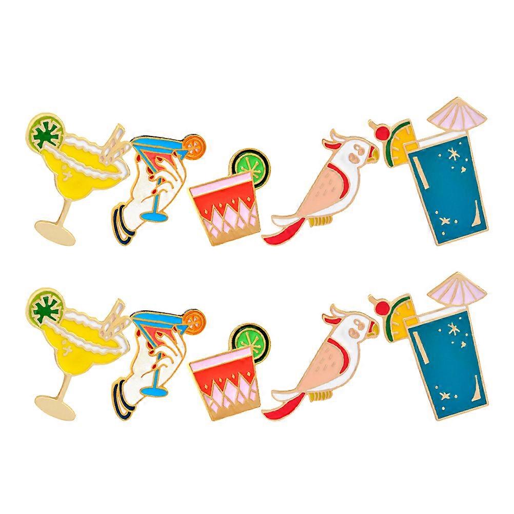 Chic Cartoon Bird Pins for Fashion Enthusiasts, Multipurpose Decor