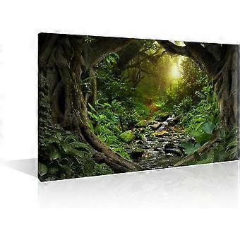 Natural Scenery Woods Mossy Rock Spring Season Glacier Landscape Wooden Jigsaw  Puzzle DIY Toys 1000 Pieces
