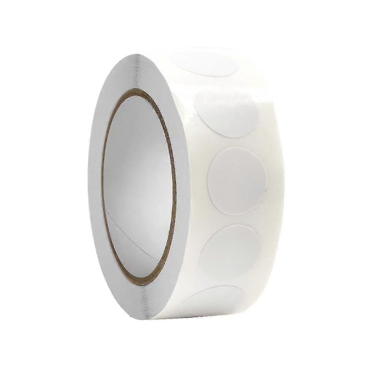 ملصقات النقطة الحمراء 1000 ورقة لفة للفصول الدراسية للمستودعات المكتبية 13 مم -19 مم أبيض