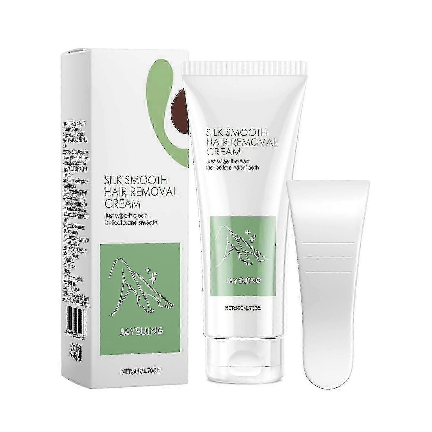 Jaysuing Zijdezachte Ontharingscrème Zachte Ontharing Handhaar Oksel Haar Gladde En Gevoelige Huid