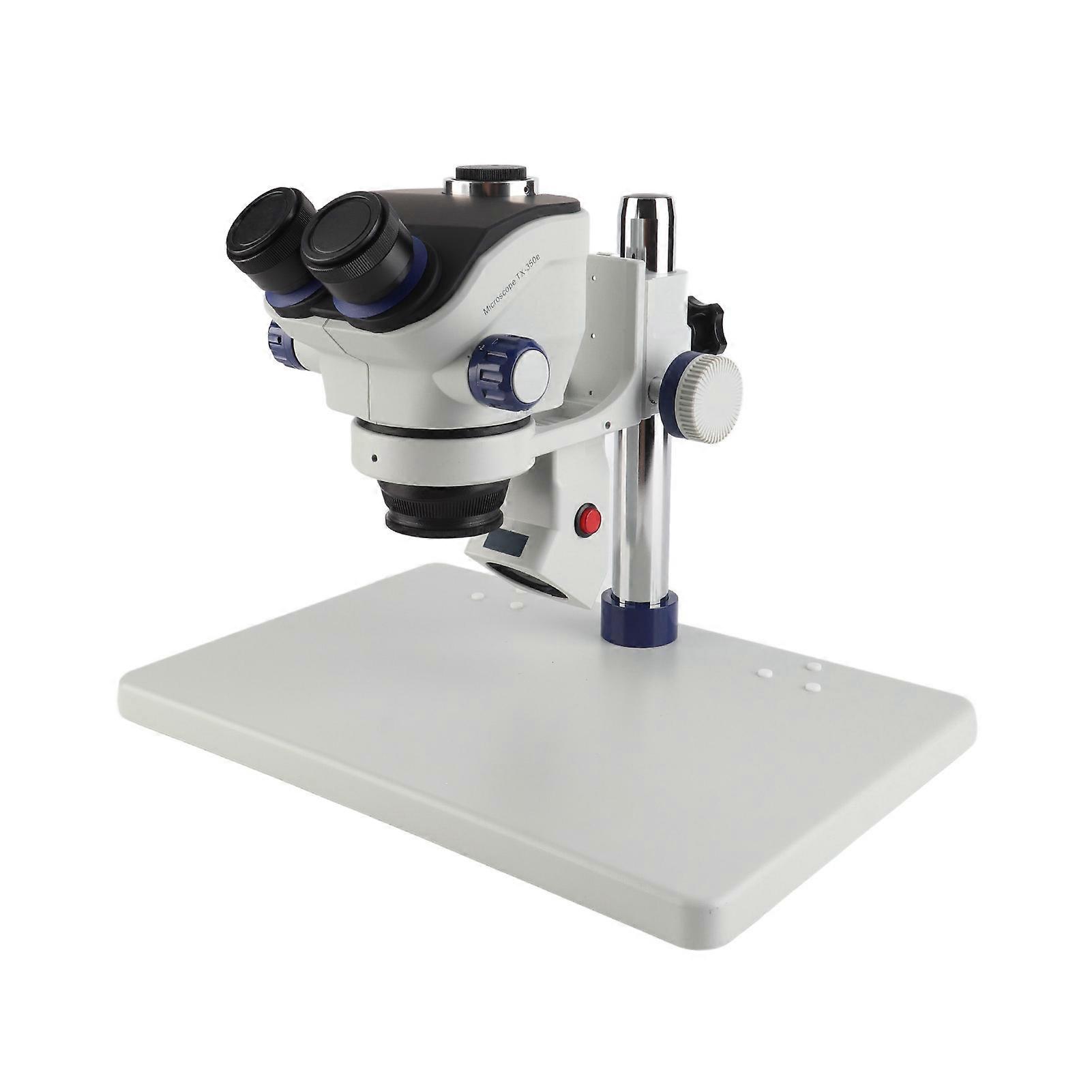3.5X‑100X Zoom Microscope Compound Trinocular Microscope with Light 45 Degree Tilt 360 Degree Rotation Eyepiece 