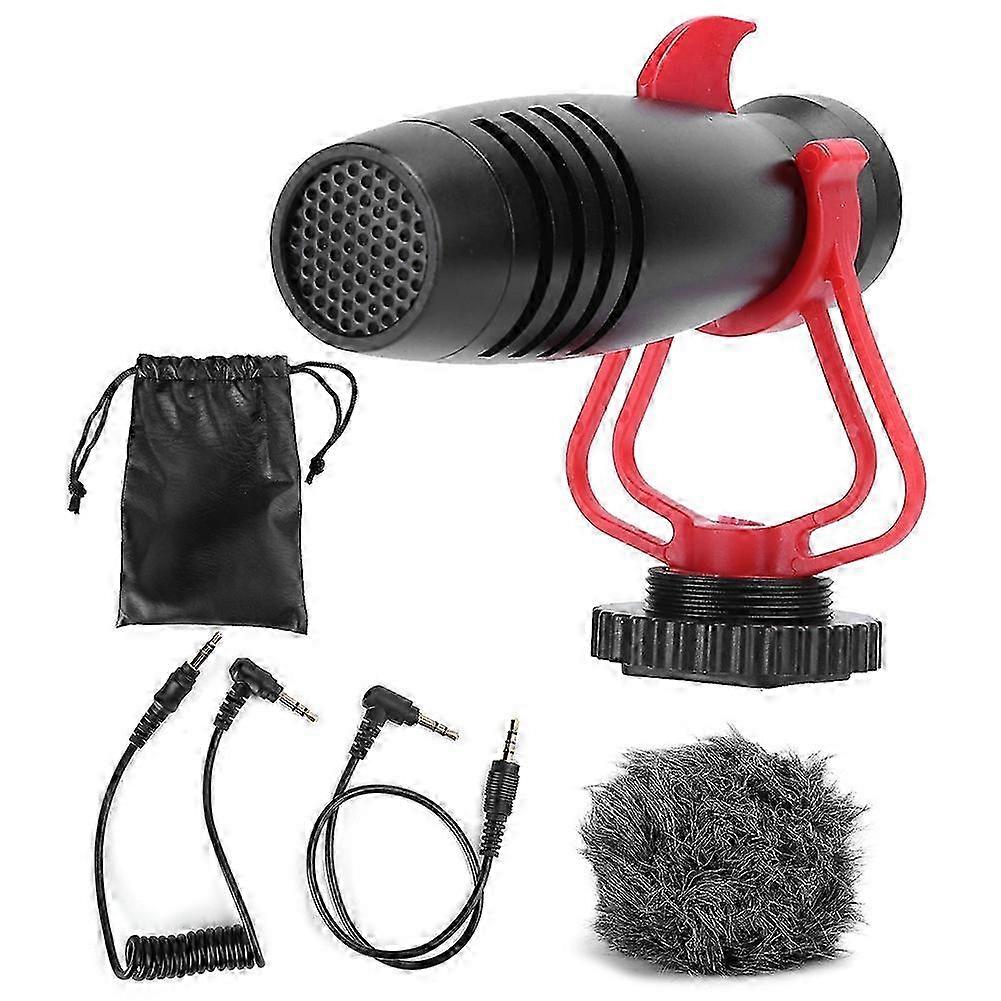 MS1 Canlı Yayın Mikrofonu Taşınabilir Düşük Gürültülü Vlog Video Mikrofonu