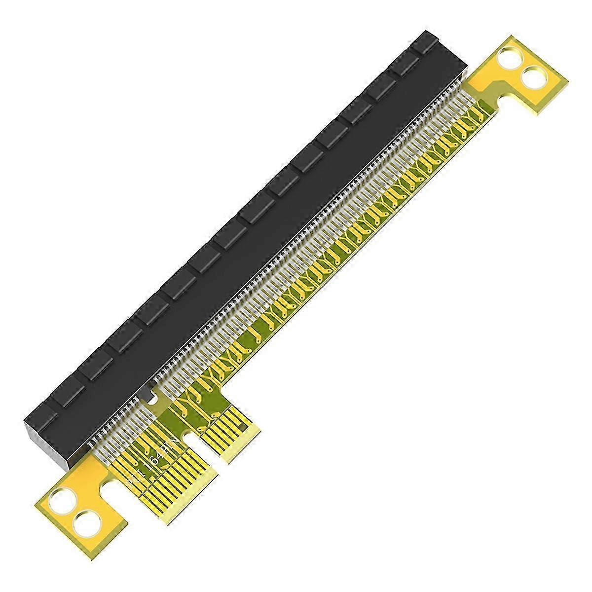PCI-E Express 1x to 16x Extender Card Riser Card Adapter Male to Female Extension for Graphics CardBlack SZRH