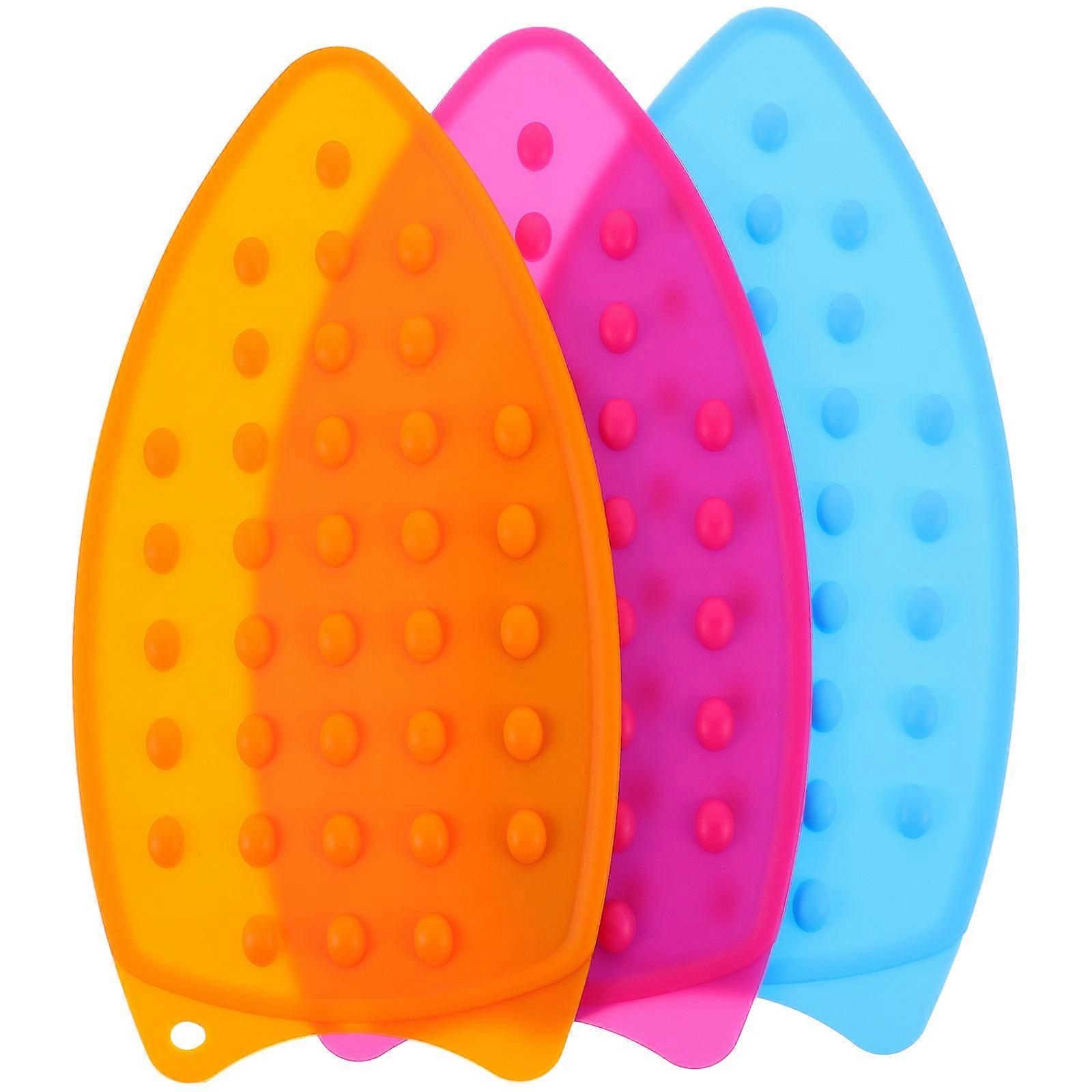 Ironing Mat Pad Protective Insulation Rectangular Silicone Heat Resistance 3Pcs