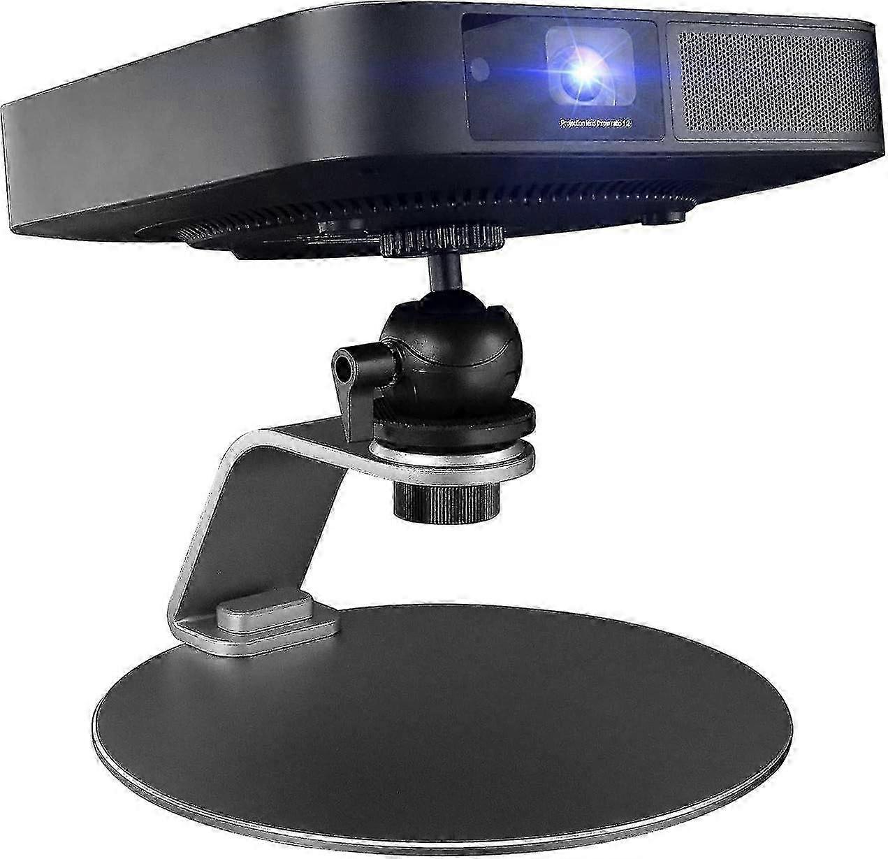 Movable Projector Stand With 38mm Ball Head Tilt Adjustable, Portable Desktop Projector Mount.