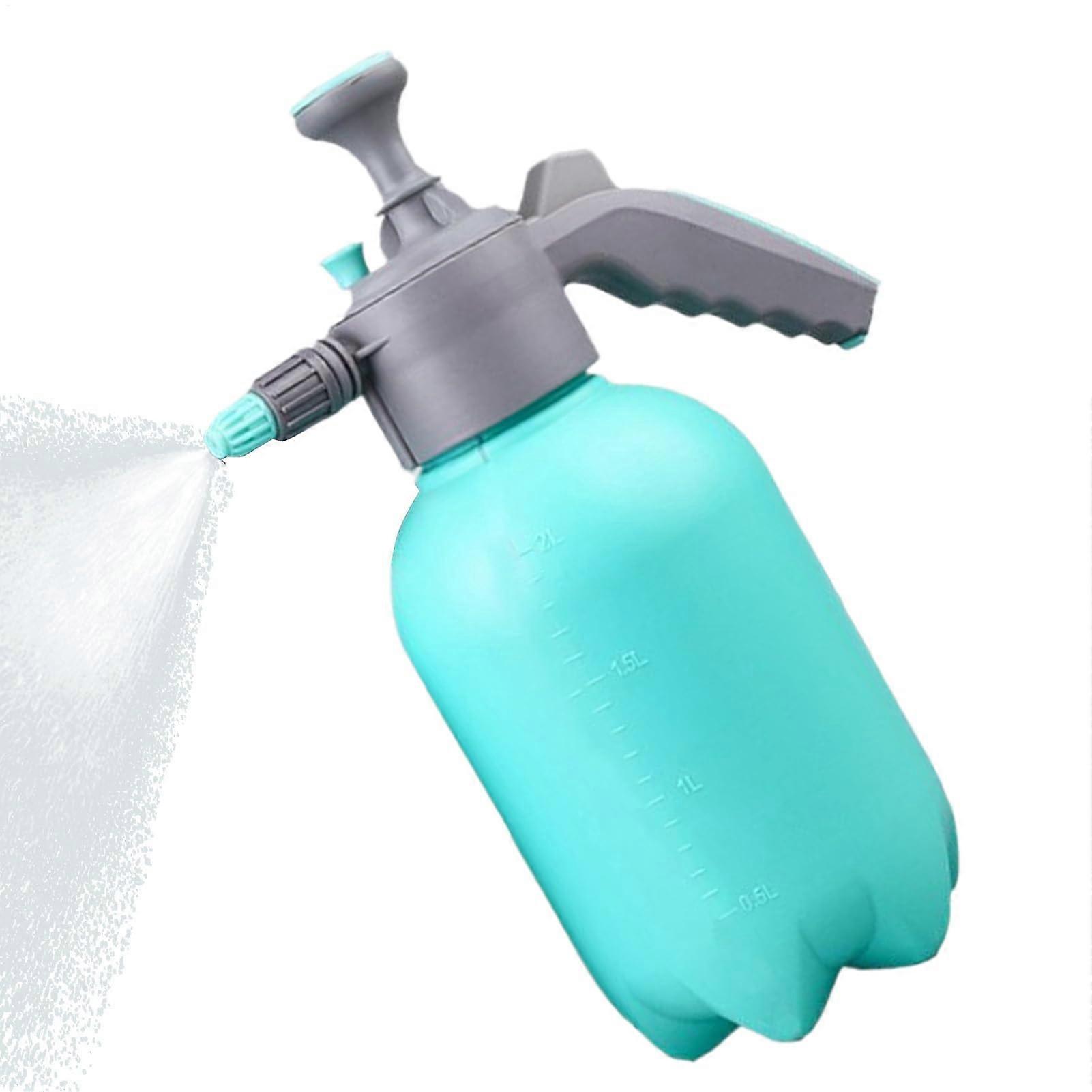 Pump sprayer, 2L spray bottle with adjustable nozzle for plants