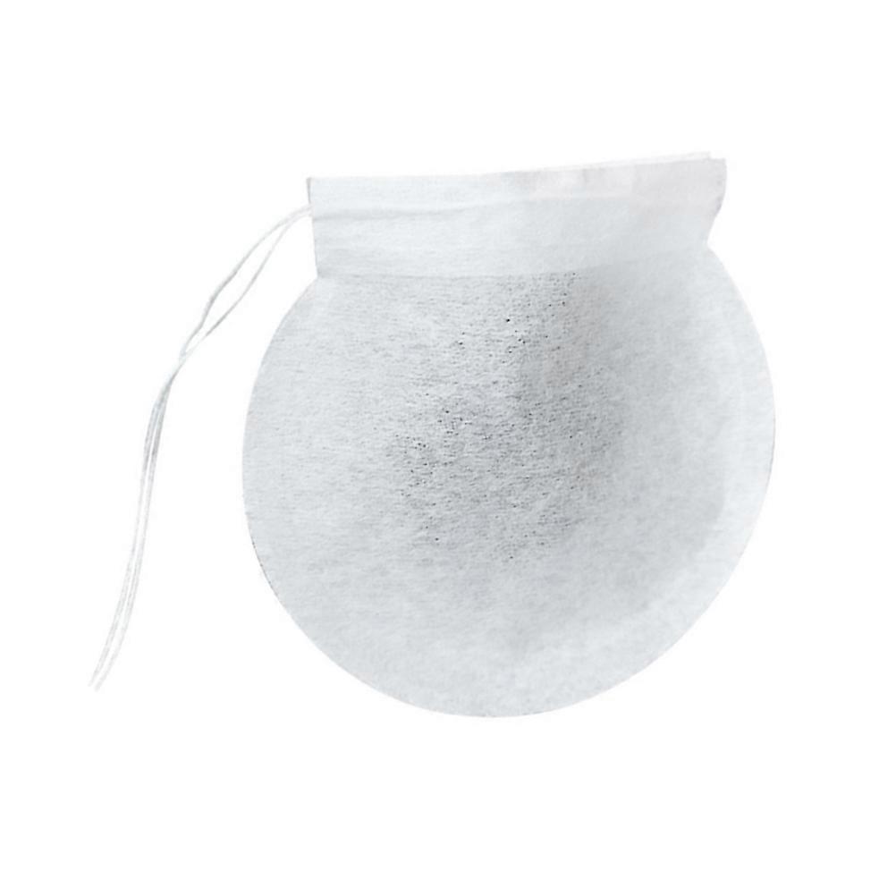 Tea Pouches For Loose Tea Round Wood Pulp Paper Filtering For Potpourri present Giving 7.5cm White 100Set