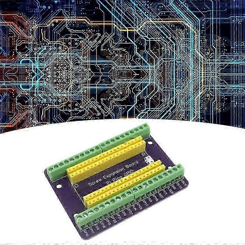 For PICO GPIO Expansion Board Picow Terminal GPIO Interface Module Onboard Male and Female Pins(Wel