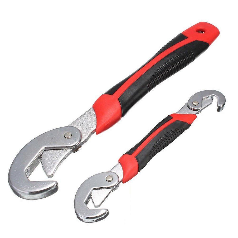 2 Pieces Universal OpenEnd Spanner 932 mm, Adjustable Combination Spanner Handle Tool Set, Quick Snap N Handle for Maintenance Repairs, Water Pipe