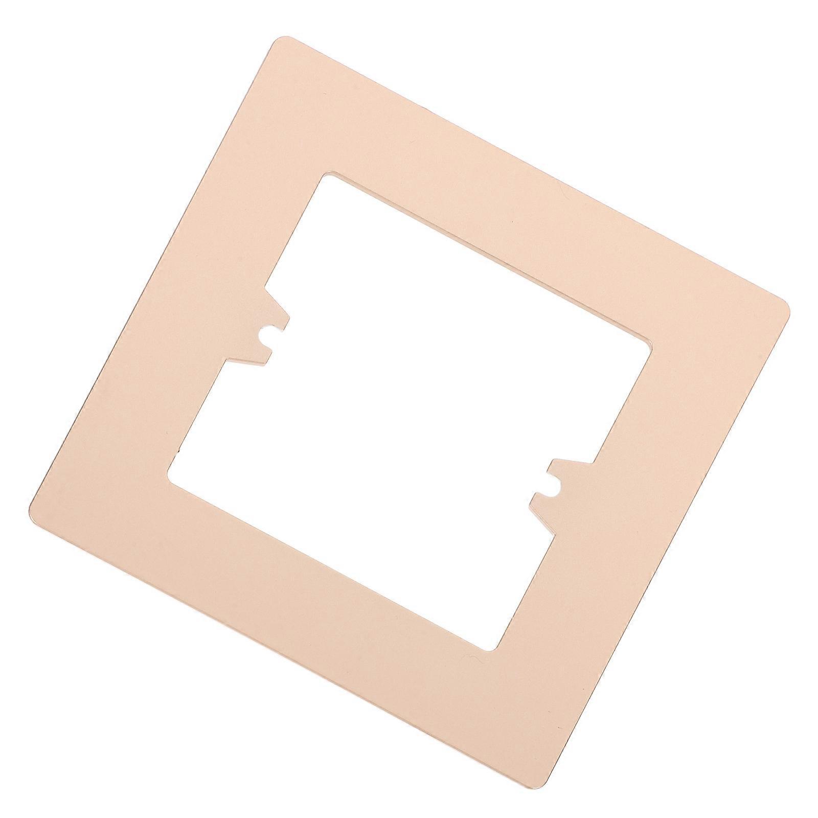 Stylish Gold Wall Plate Extender Cover for Electrical Switches and Outlets – Decorative Concealment Panel for Aesthetic Home Decor – Easy Installation