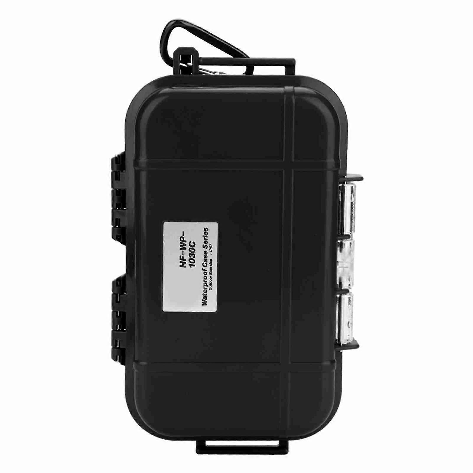 Waterproof Shockproof Outdoor Survival Storage Case (Black)