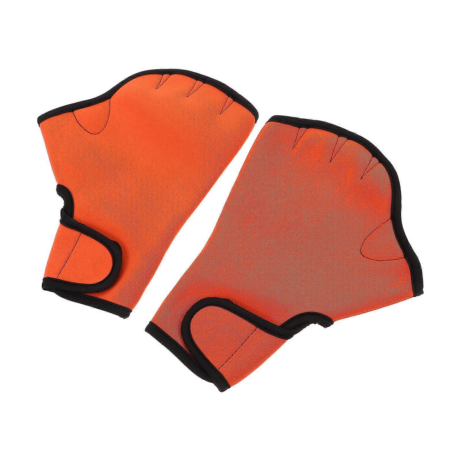 Resistance Gloves for Swimming Scuba Diving Snorkeling Fishing Minimalist Design 2Pcs
