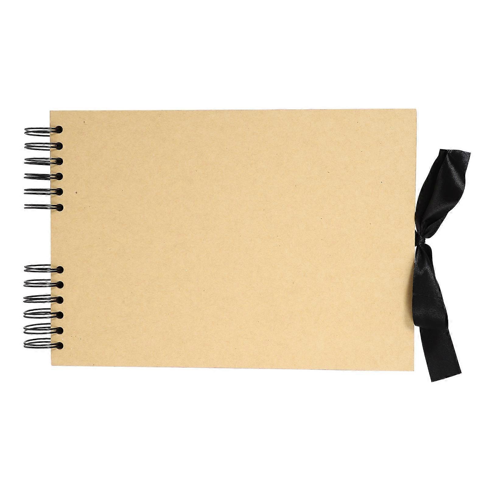 Scrapbook Photo Album Pages – Black Background for Family Memories, Travel, Graduation, Wedding and More – Handmade Craft Design