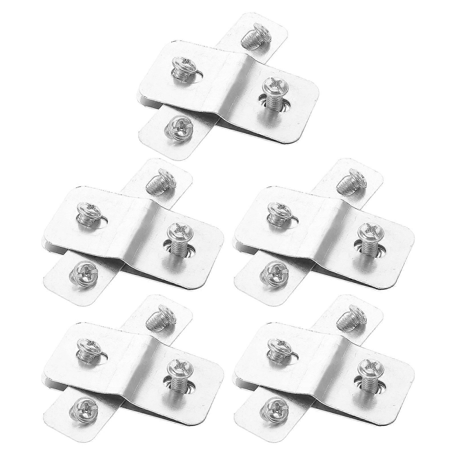 5pcs Quick Release Bike Basket Mount Adapters for Cargo Rack Durable Link Clips Vibrant Colors Practical Bicycle Storage Fixing Holders for Electric