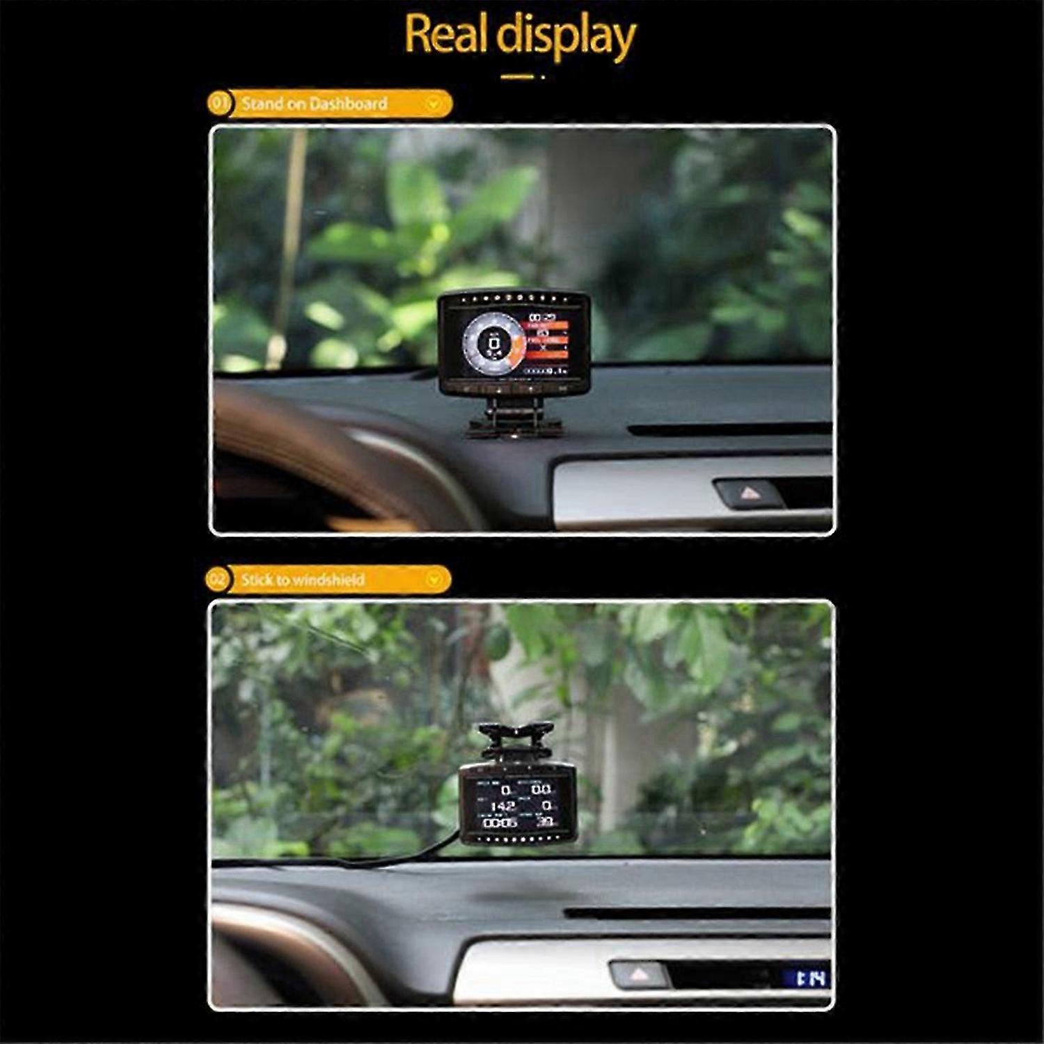Auto X50 Pro OBD2 HUD Gauge Meter Multifunktionales digitales Armaturenbrett Computer Auto Display Kühlmittel Oi