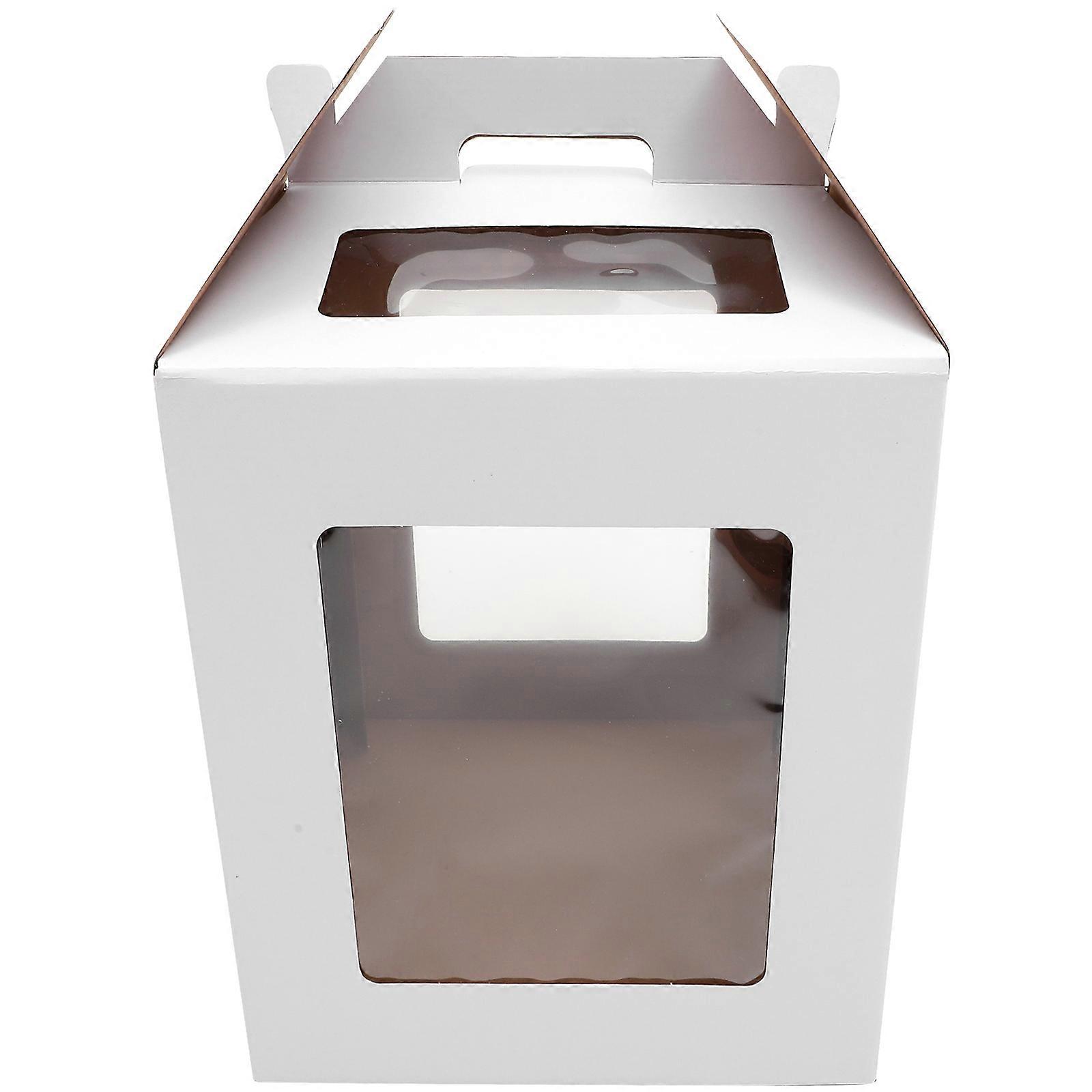 Reusable Cake Box Rectangular Shape For Catering Events Storage 35.56X30.48X30.48CM 1 Set